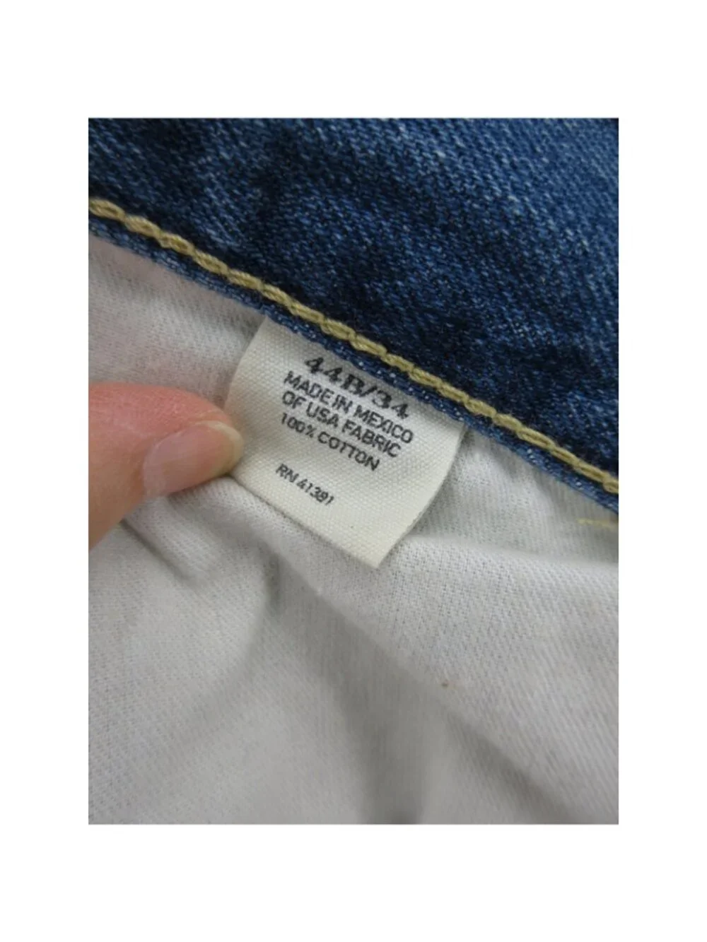 Polo Ralph Lauren Jeans 44X34 Big 867 Classic Fit Authentic Denim Pants